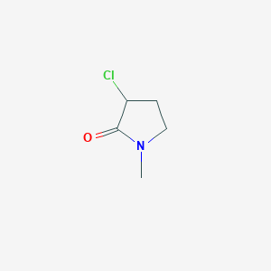 molecular formula C5H8ClNO B2615022 3-chloro-1-methylpyrrolidin-2-one CAS No. 208585-67-5