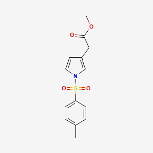 molecular formula C14H15NO4S B2615042 methyl2-[1-(4-methylbenzenesulfonyl)-1H-pyrrol-3-yl]acetate CAS No. 138779-98-3