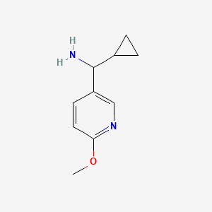 Cyclopropyl(6-methoxypyridin-3-yl)methanamine
