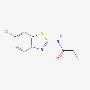 N-(6-chloro-1,3-benzothiazol-2-yl)propanamide