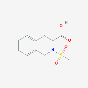 2-(Methylsulfonyl)-1,2,3,4-tetrahydroisoquinoline-3-carboxylic acid