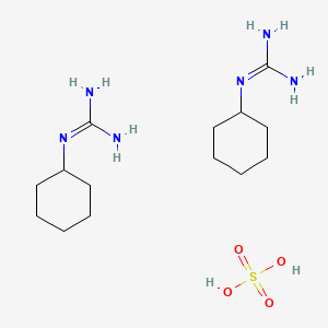 Bis(2-cyclohexylguanidine), sulfuric acid