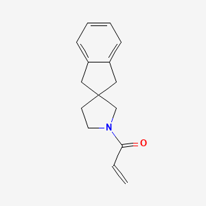 1-Spiro[1,3-dihydroindene-2,3'-pyrrolidine]-1'-ylprop-2-en-1-one