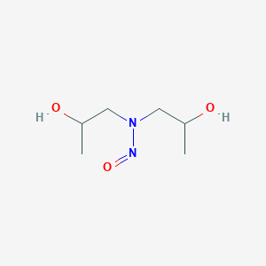 molecular formula C6H14N2O3 B026151 N-Nitrosobis(2-hydroxypropyl)amine CAS No. 53609-64-6