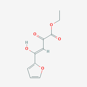 molecular formula C10H10O5 B2615134 ethyl (2Z)-4-(2-furyl)-2-hydroxy-4-oxobut-2-enoate CAS No. 1342259-00-0; 99059-30-0