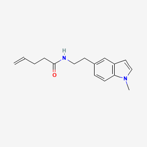 molecular formula C16H20N2O B2615135 N-[2-(1-methyl-1H-indol-5-yl)ethyl]pent-4-enamide CAS No. 2097861-64-6