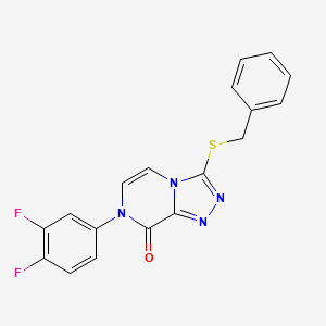 3-(benzylthio)-7-(3,4-difluorophenyl)[1,2,4]triazolo[4,3-a]pyrazin-8(7H)-one