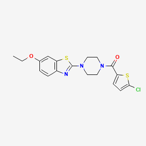 (5-Chlorothiophen-2-yl)(4-(6-ethoxybenzo[d]thiazol-2-yl)piperazin-1-yl)methanone