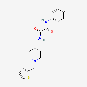 N1-((1-(thiophen-2-ylmethyl)piperidin-4-yl)methyl)-N2-(p-tolyl)oxalamide