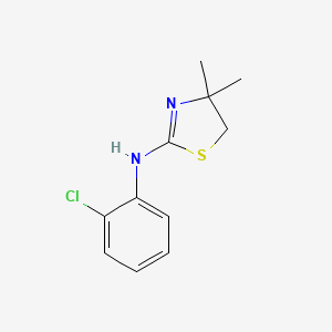 N-(2-chlorophenyl)-4,4-dimethyl-4,5-dihydro-1,3-thiazol-2-amine