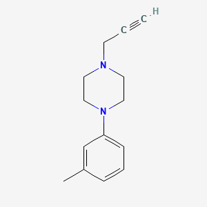 1-(3-Methylphenyl)-4-(prop-2-yn-1-yl)piperazine
