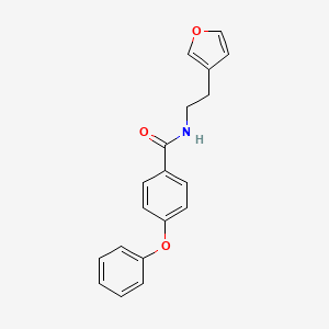 N-[2-(Furan-3-YL)ethyl]-4-phenoxybenzamide