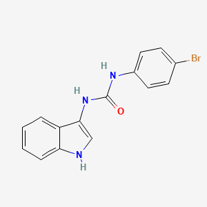 molecular formula C15H12BrN3O B2615419 1-(4-bromophenyl)-3-(1H-indol-3-yl)urea CAS No. 941968-57-6