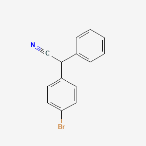 molecular formula C14H10BrN B2615459 2-(4-Bromophenyl)-2-phenylacetonitrile CAS No. 33268-46-1