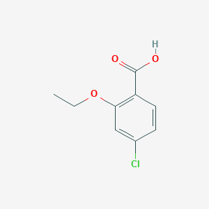 molecular formula C9H9ClO3 B2615465 4-Chloro-2-ethoxybenzoic acid CAS No. 1195264-76-6