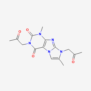 4,7-Dimethyl-2,6-bis(2-oxopropyl)purino[7,8-a]imidazole-1,3-dione