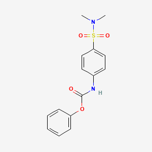 phenyl N-[4-(dimethylsulfamoyl)phenyl]carbamate