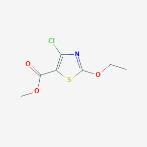 molecular formula C7H8ClNO3S B2615900 Methyl 4-chloro-2-ethoxy-1,3-thiazole-5-carboxylate CAS No. 1183408-06-1