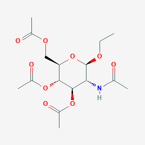 (2R,3S,4R,5R,6R)-5-Acetamido-2-(acetoxymethyl)-6-ethoxytetrahydro-2H-pyran-3,4-diyl diacetate