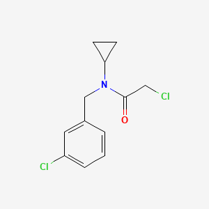 2-Chloro-N-(3-chlorobenzyl)-N-cyclopropylacetamide