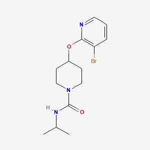 4-((3-bromopyridin-2-yl)oxy)-N-isopropylpiperidine-1-carboxamide