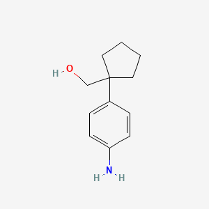 [1-(4-Aminophenyl)cyclopentyl]methanol