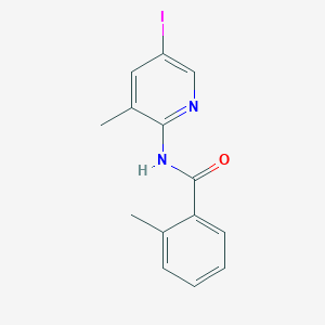 N-(5-iodo-3-methylpyridin-2-yl)-2-methylbenzamide