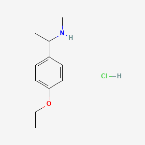 [1-(4-Ethoxyphenyl)ethyl]methylamine hydrochloride