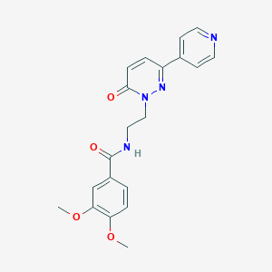 3,4-dimethoxy-N-(2-(6-oxo-3-(pyridin-4-yl)pyridazin-1(6H)-yl)ethyl)benzamide
