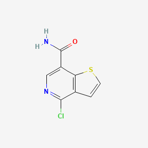 4-chloro-Thieno[3,2-c]pyridine-7-carboxamide
