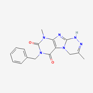 7-Benzyl-3,9-dimethyl-1,4-dihydropurino[8,7-c][1,2,4]triazine-6,8-dione