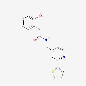 2-(2-methoxyphenyl)-N-((2-(thiophen-2-yl)pyridin-4-yl)methyl)acetamide