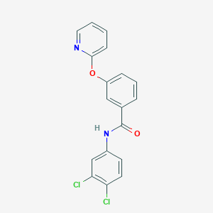 N-(3,4-dichlorophenyl)-3-(pyridin-2-yloxy)benzamide