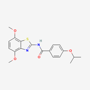 N-(4,7-dimethoxybenzo[d]thiazol-2-yl)-4-isopropoxybenzamide