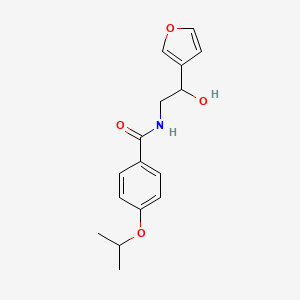 N-(2-(furan-3-yl)-2-hydroxyethyl)-4-isopropoxybenzamide