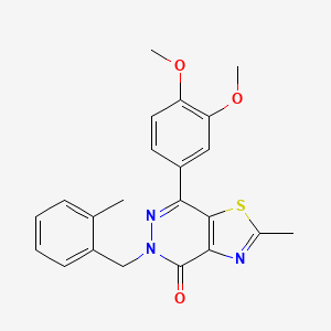 7-(3,4-dimethoxyphenyl)-2-methyl-5-(2-methylbenzyl)thiazolo[4,5-d]pyridazin-4(5H)-one