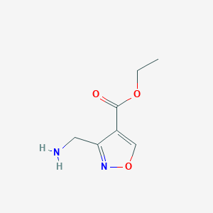Ethyl 3-(aminomethyl)-1,2-oxazole-4-carboxylate