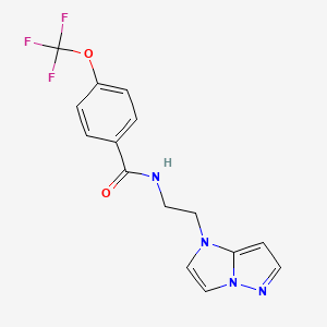 N-(2-(1H-imidazo[1,2-b]pyrazol-1-yl)ethyl)-4-(trifluoromethoxy)benzamide