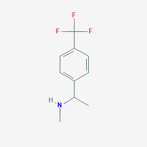 Methyl({1-[4-(trifluoromethyl)phenyl]ethyl})amine