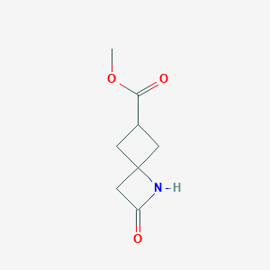 molecular formula C8H11NO3 B2616099 Methyl 2-oxo-1-azaspiro[3.3]heptane-6-carboxylate CAS No. 2375267-92-6