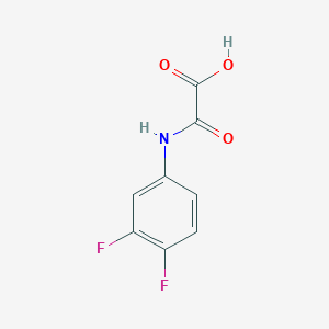 molecular formula C8H5F2NO3 B2616172 [(3,4-Difluorophenyl)amino](oxo)acetic acid CAS No. 738605-04-4