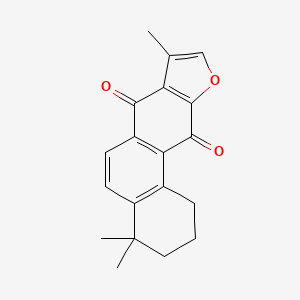 molecular formula C19H18O3 B2616239 Isotanshinone IIA 