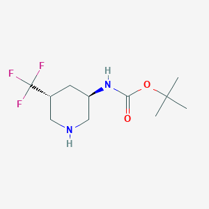 trans-3-(Boc-amino)-5-(trifluormethyl)piperidine
