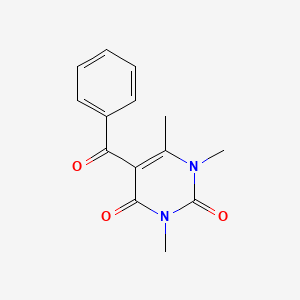 molecular formula C14H14N2O3 B2616247 5-benzoyl-1,3,6-trimethyl-2,4(1H,3H)-Pyrimidinedione CAS No. 444058-30-4