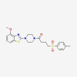 1-(4-(4-Methoxybenzo[d]thiazol-2-yl)piperazin-1-yl)-4-tosylbutan-1-one