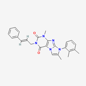 3-cinnamyl-8-(2,3-dimethylphenyl)-1,7-dimethyl-1H-imidazo[2,1-f]purine-2,4(3H,8H)-dione