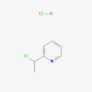 molecular formula C7H9Cl2N B2616411 2-(1-Chloroethyl)pyridine hydrochloride CAS No. 149691-40-7