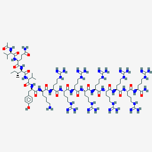 molecular formula C92H171N45O18 B2616421 T-peptide 