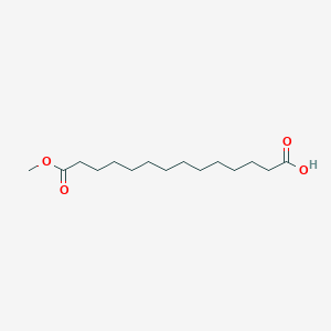 molecular formula C15H28O4 B2616435 14-Methoxy-14-oxotetradecanoic acid CAS No. 50515-99-6