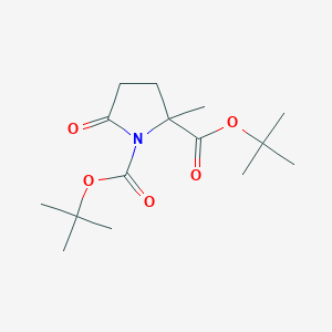 Ditert-butyl 2-methyl-5-oxopyrrolidine-1,2-dicarboxylate